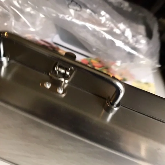 Kikkerland Silver Briefcase Barbecue NEW!!